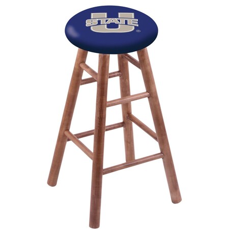 Maple Counter Stool,Medium Finish,Utah State Seat